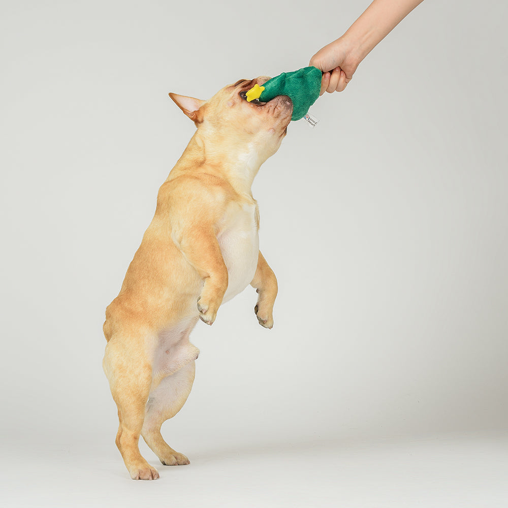 Christmas Tree Squeaky Crinkles Plush Dog Toy
