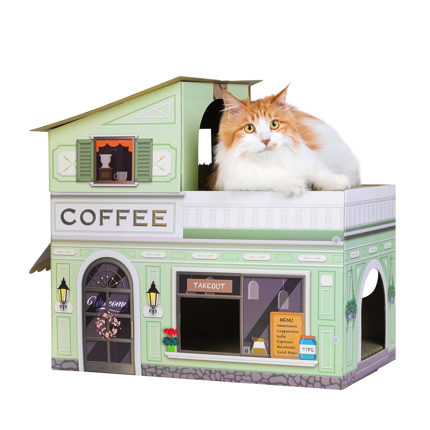 Pawslife cat hotsell scratcher house