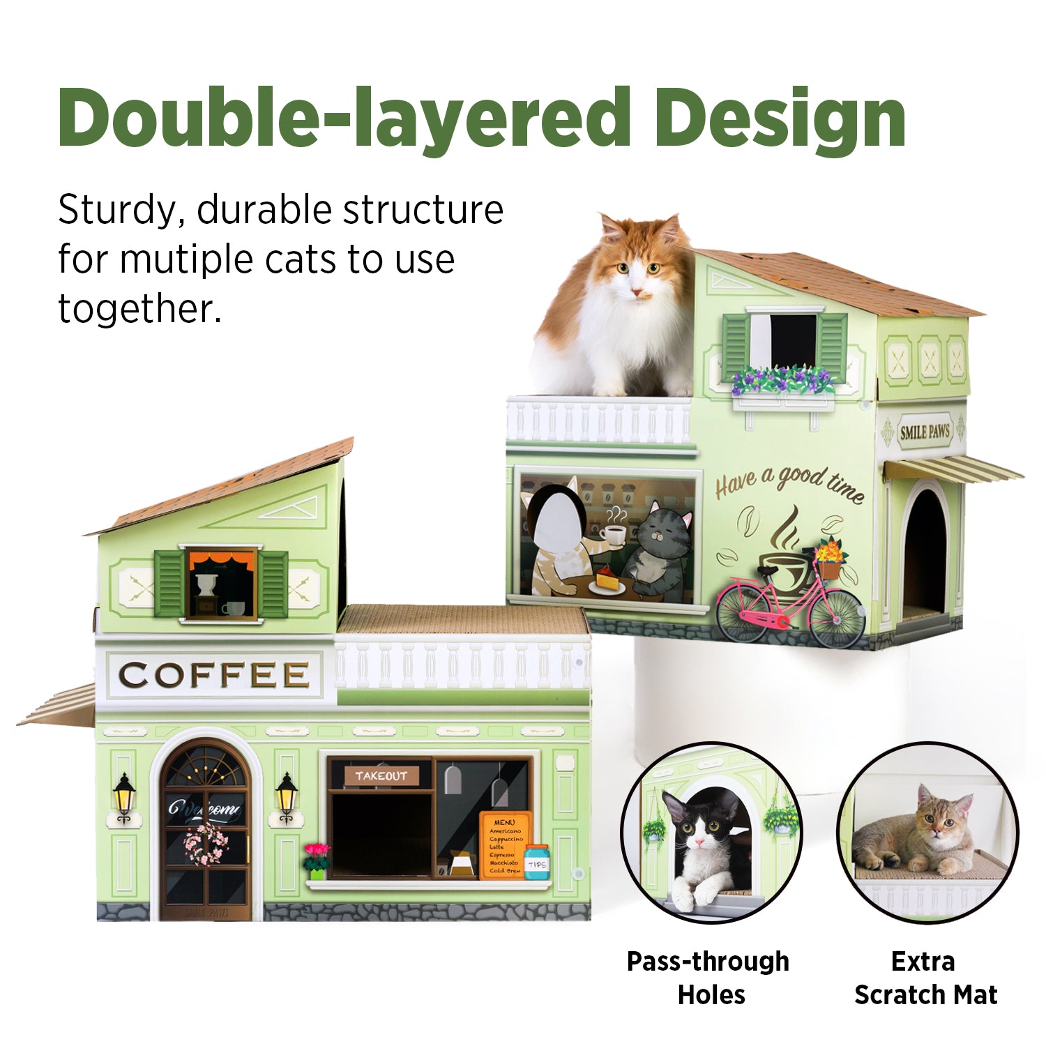 Cat Scratcher House Coffee Shop – Smile Paws